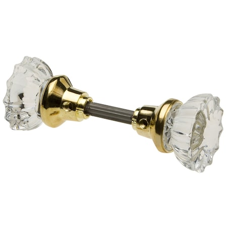Kaba Ilco Kaba Ilco Crystal Bright Brass Replacement Knobs Right or Left Handed AG30A